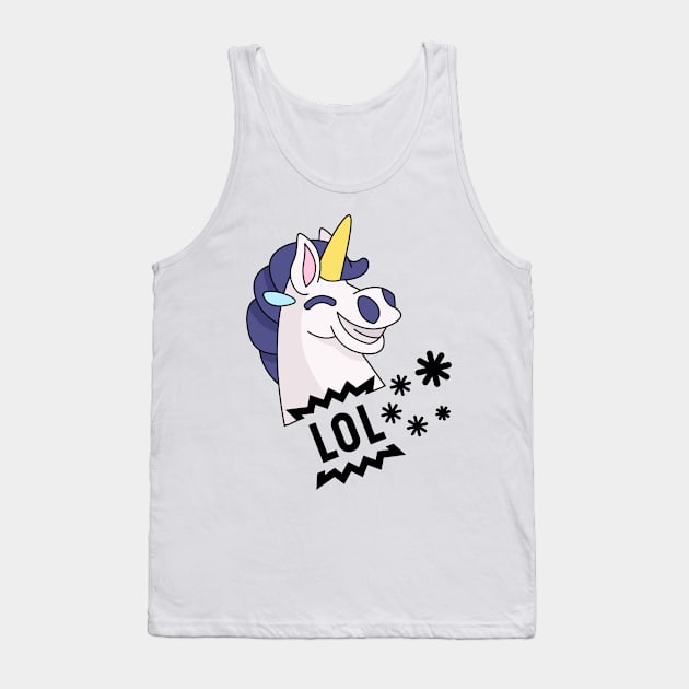 Funny Animal face Tank Top by KINGShut